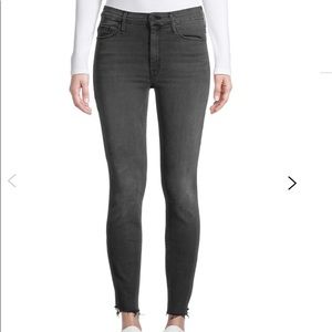 MOTHER High Waisted Looker Ankle Fray Size 32 NWT